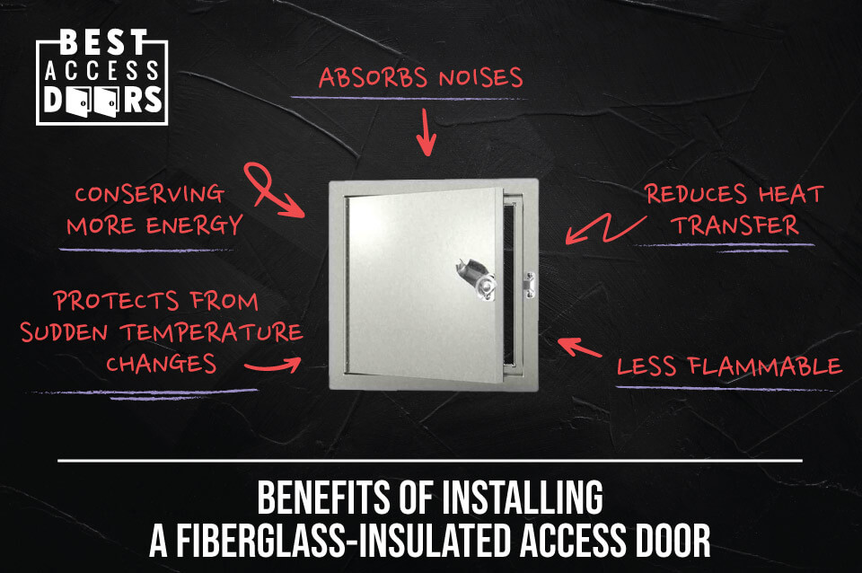 Benefits of Installing a Fiberglass-Insulated Access Door
