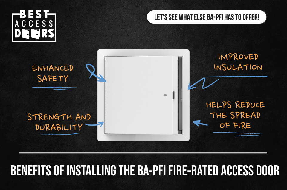 Benefits of Installing the BA-PFI Fire-Rated Access Door