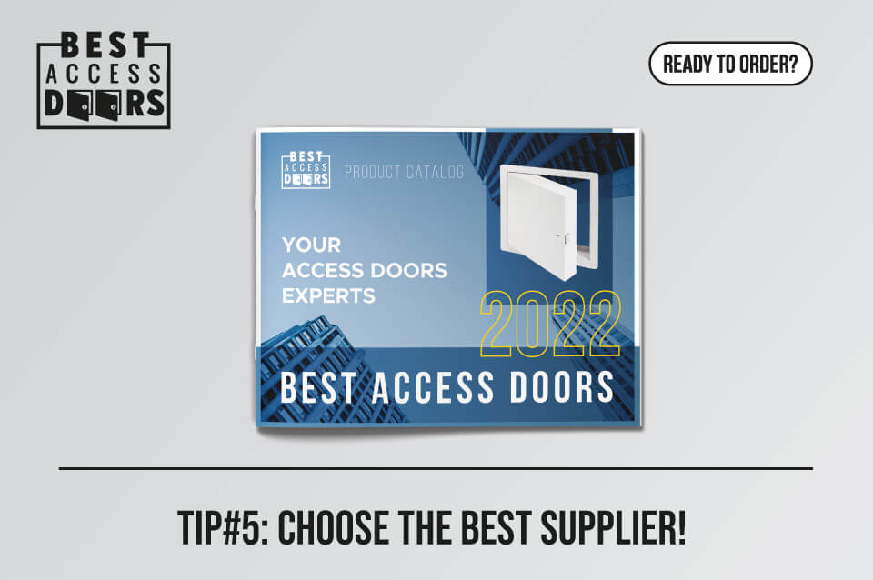 Check out our blog titled "5 Helpful Tips for Choosing the Right Access Door for Your Next Project" today!