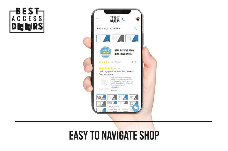 Easy to Navigate Shop