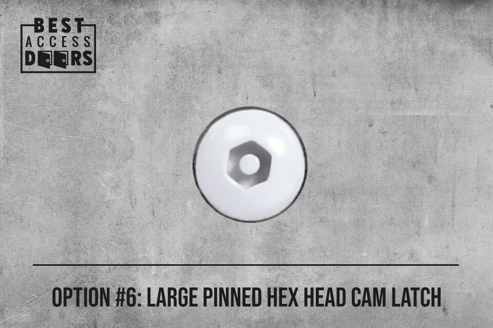 Option #6: Large Pinned Hex Head Cam Latch