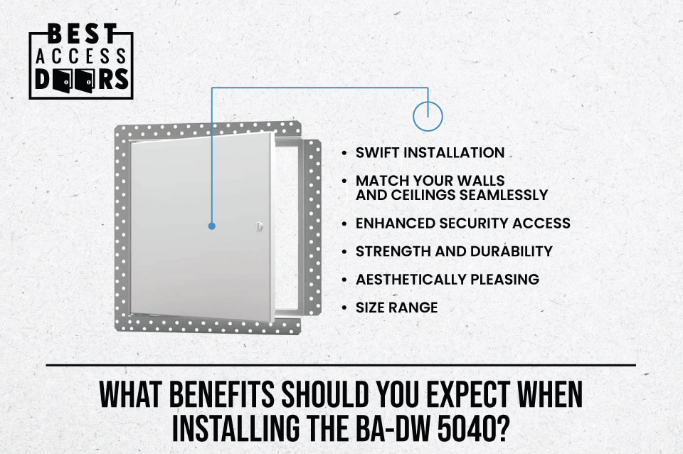 Benefits Should You Expect When Installing The BA-DW 5040